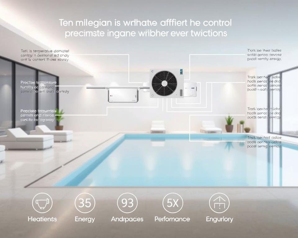 sistema de climatización eficiente para piscinas