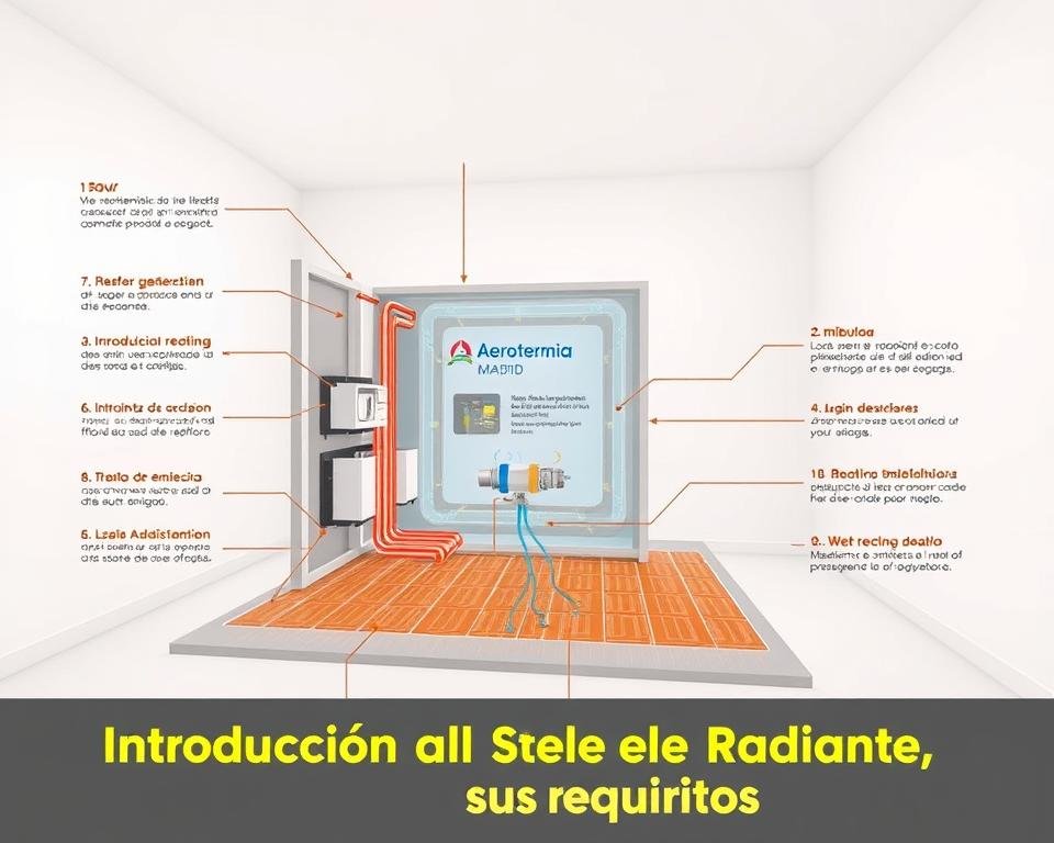 Funcionamiento sistema calefacción radiante