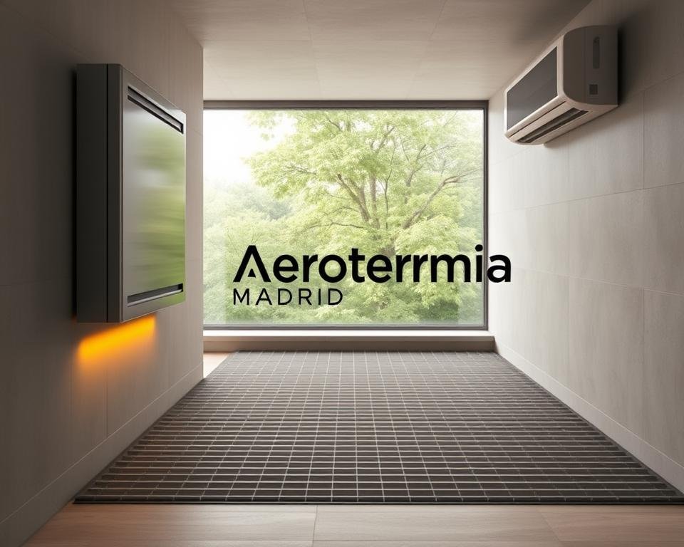 suelo radiante con aerotermia