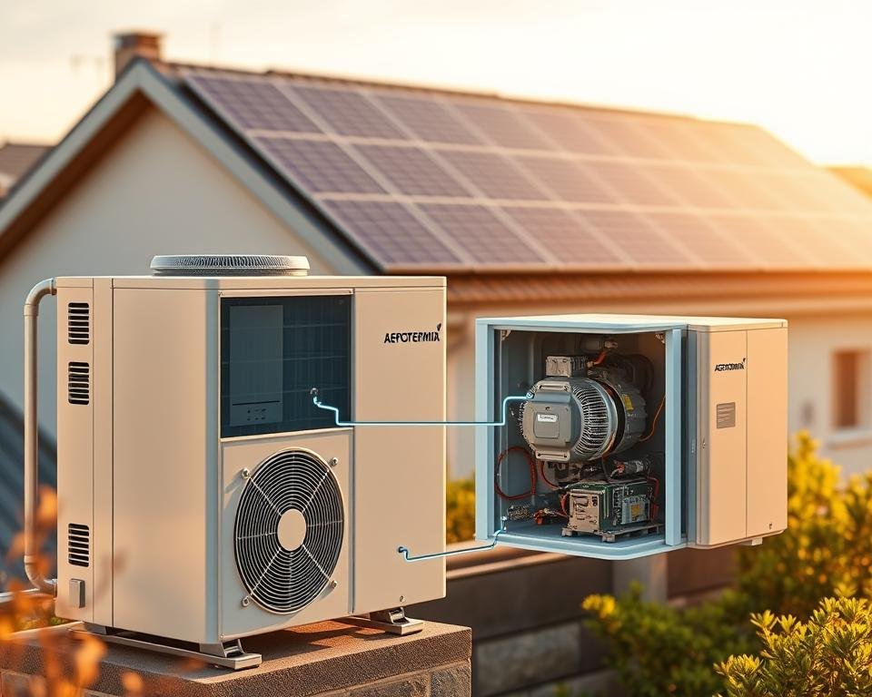 componentes sistema aerotermia solar