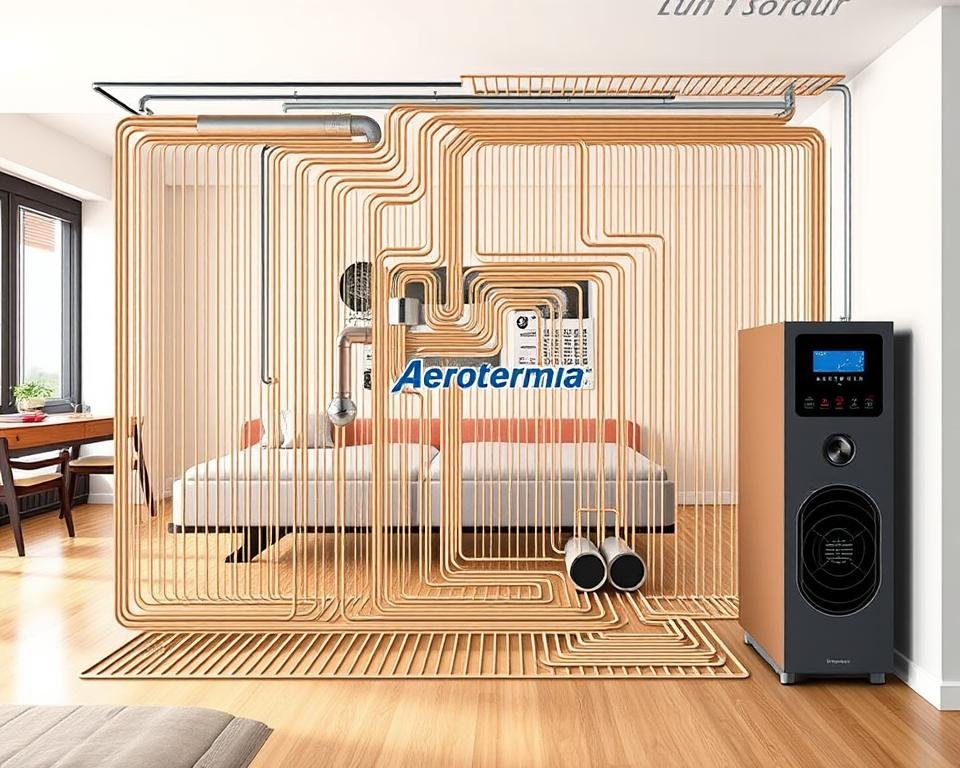 sistema de calefacción radiante